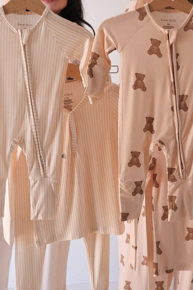 Bamboo Zip Pajamas | Lottie: 6-12 Months