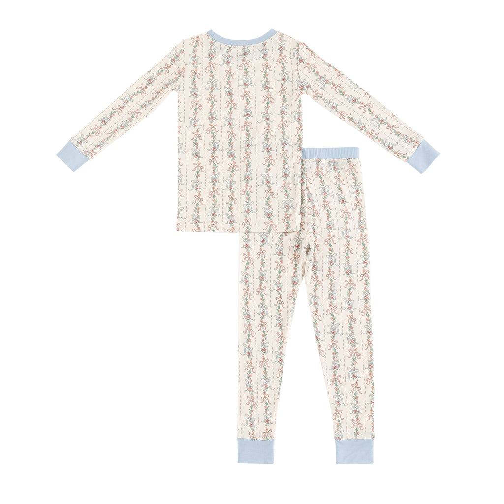 Bow Blossom (Long Sleeve PJ): 2T