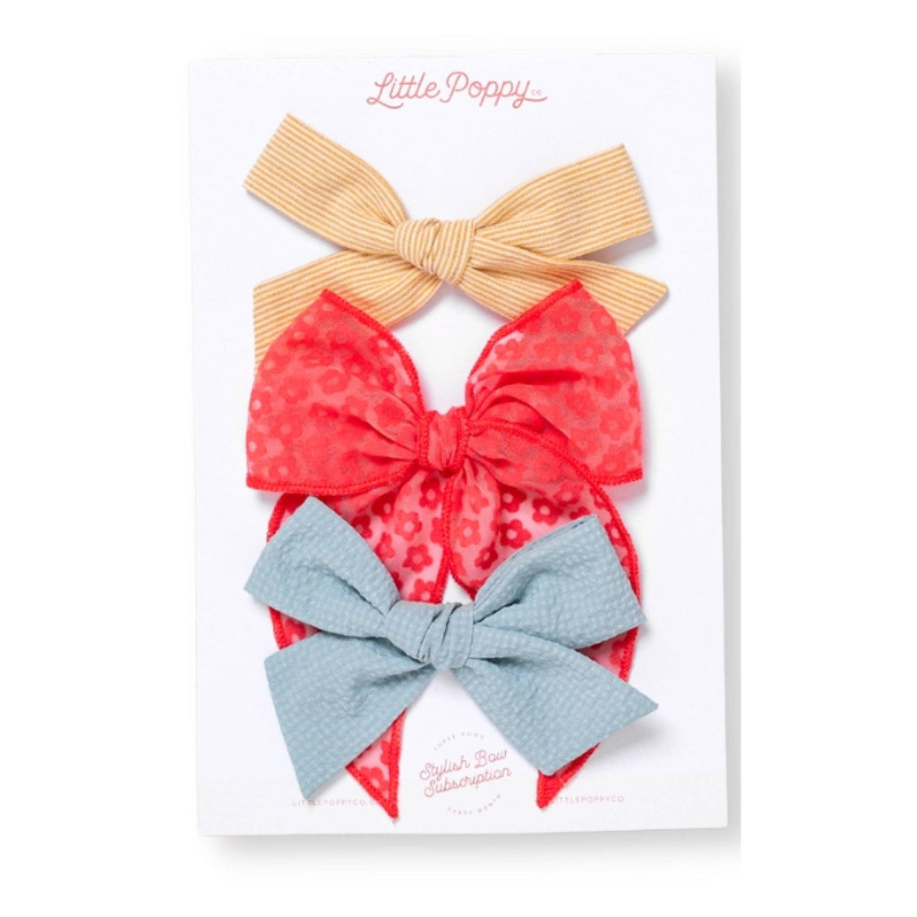 The Dahlia Bow Clip Set: Original