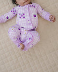 Bamboo Zip Romper | Raspberry: 0-3M