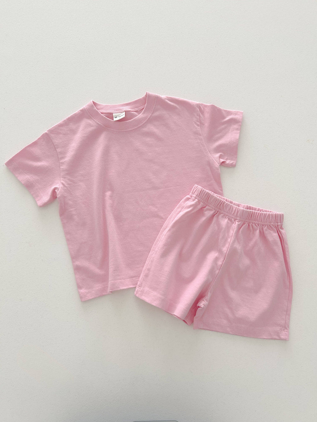 At Noon Baby/ Kids T-Shirt and Shorts Set Pink / 4-5T