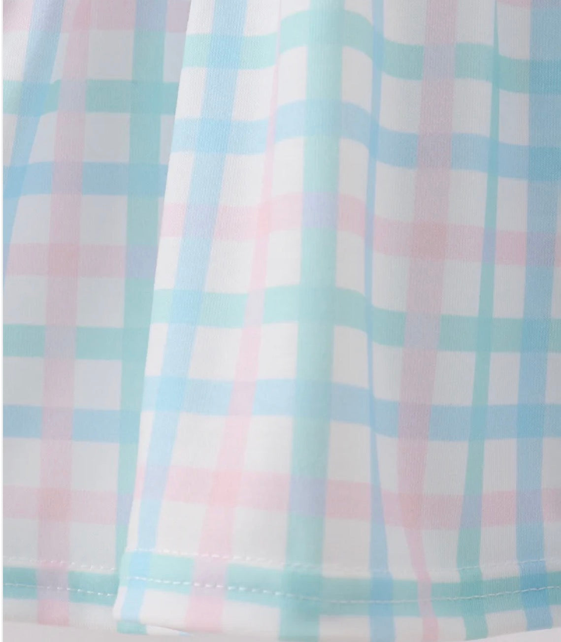 Blue Plaid Ruffle Bloomer Set - 12 Months