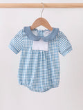 Blue Grid Bubble - 12 Months