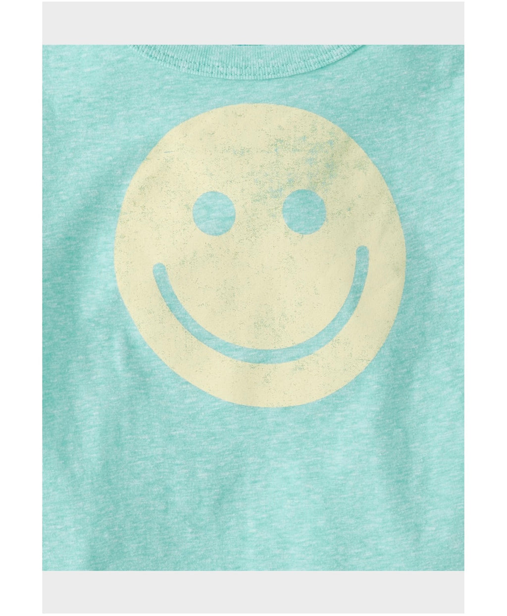 Baby And Toddler Marled Happy Face Graphic Tee - Green