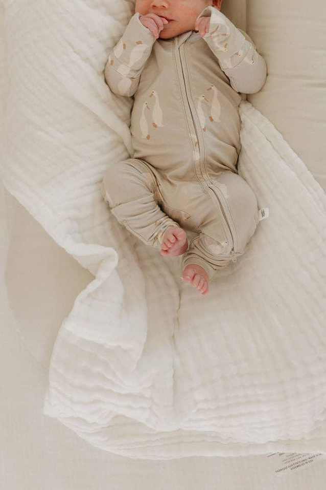 Bamboo Zip Pajamas | Silly Goose: 12-18 Months