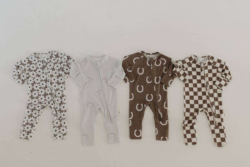 Bamboo Zip Pajamas | Darlin': Newborn