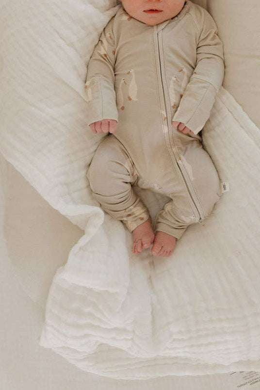 Bamboo Zip Pajamas | Silly Goose: 12-18 Months