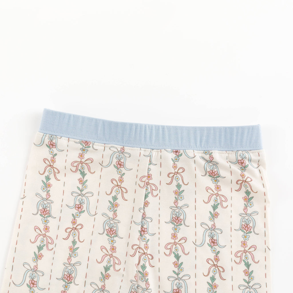 Bow Blossom (Long Sleeve PJ): 2T
