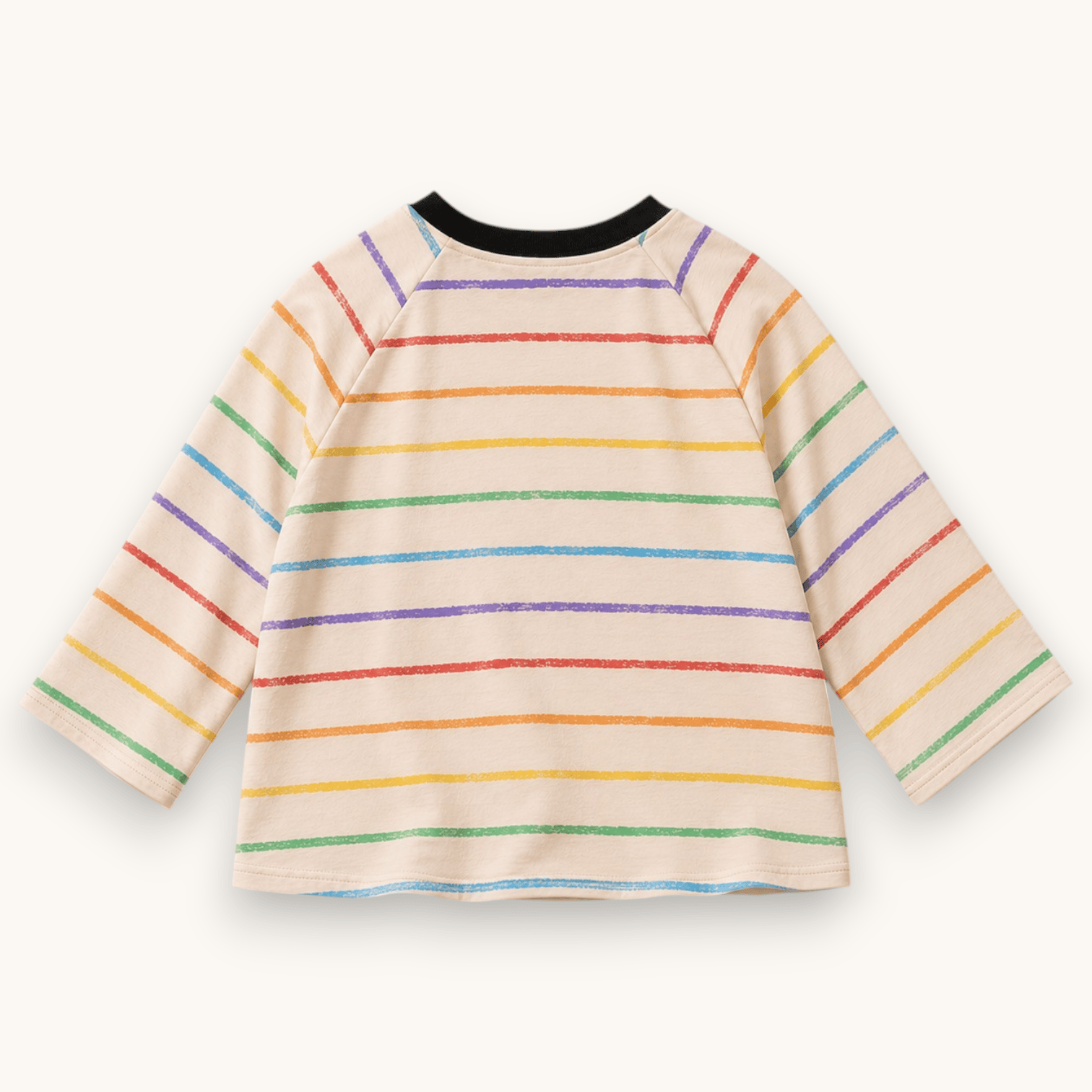 Retro Crayon Stripe Tee: M (3-5yr)