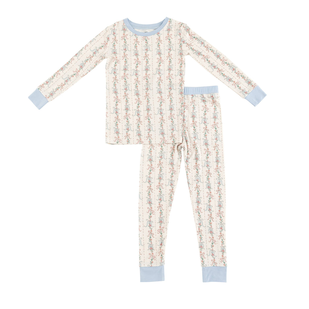 Bow Blossom (Long Sleeve PJ): 2T
