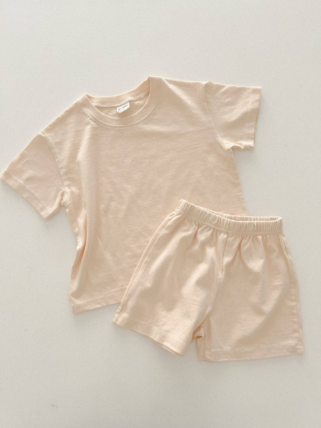 At Noon Baby/ Kids T-Shirt and Shorts Set Cream / 6-12m