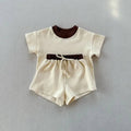 Baby 2-Piece Soft Sweatsuit Loose Set: Apricot / 2-3T